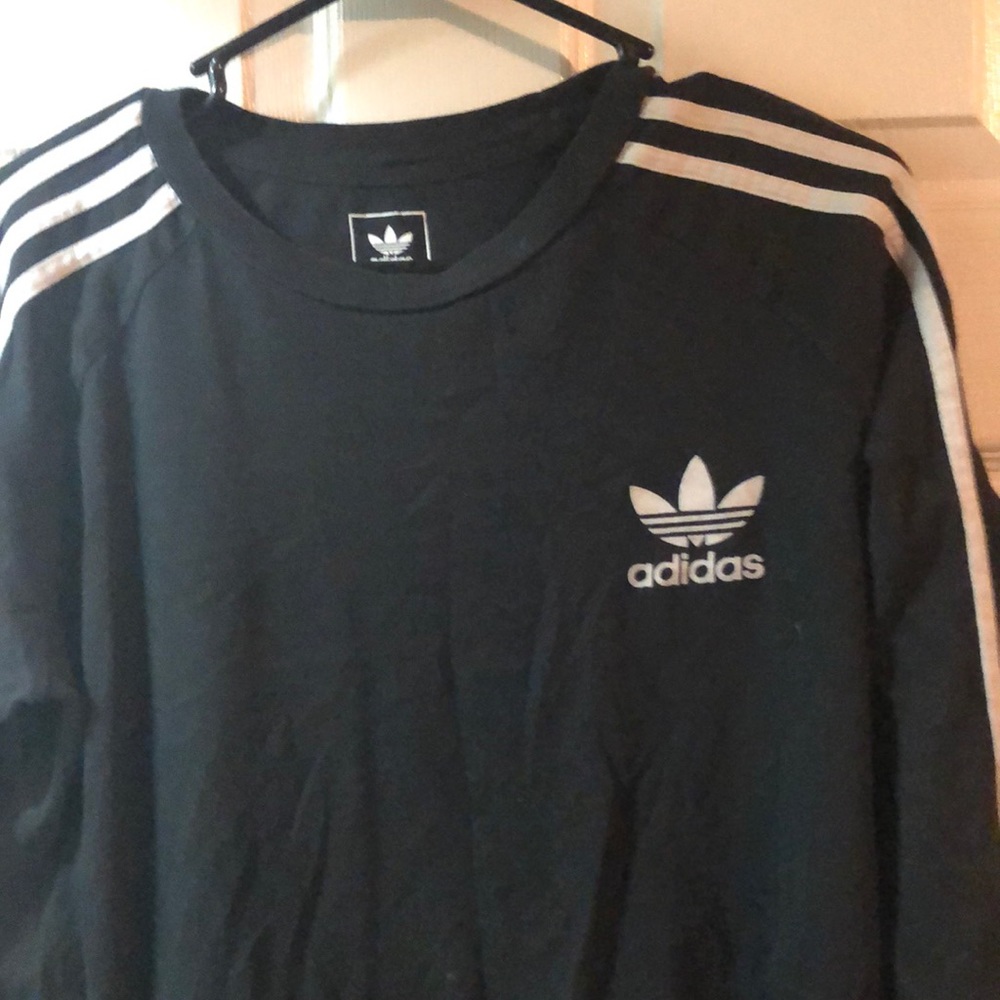 black adidas long sleeve shirt